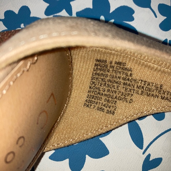 🎁NIB LC Lauren Conrad Hydrangea Heels 6 - Picture 11 of 13